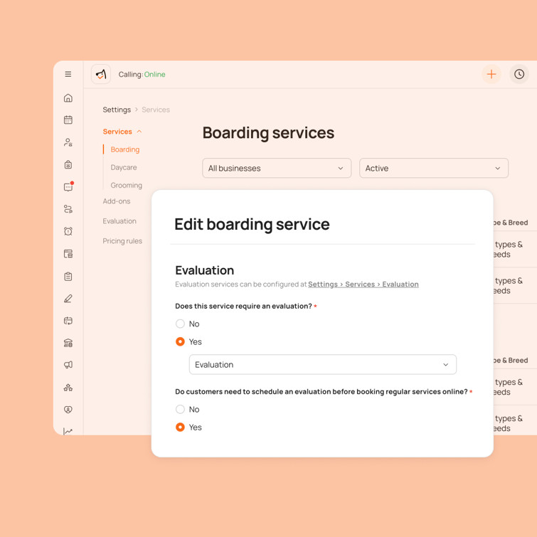 Evaluation by Service-1