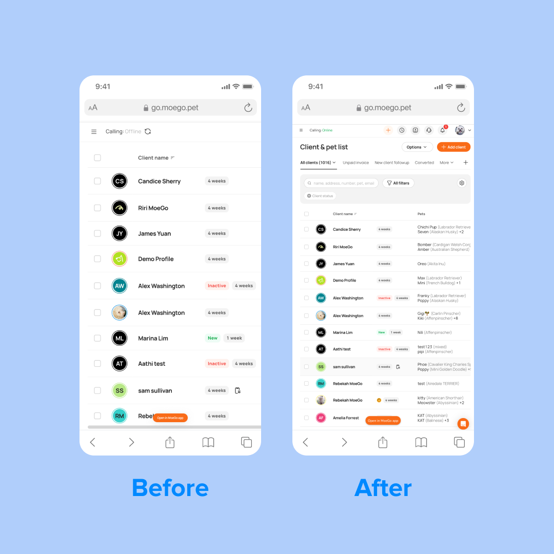 MoeGo Optimized for Mobile Browsers
