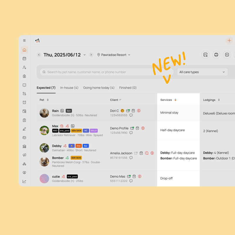 Organize Your Home Page by Service Name