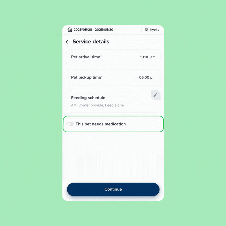 Self-Schedule Medication Dates via Online Portal 