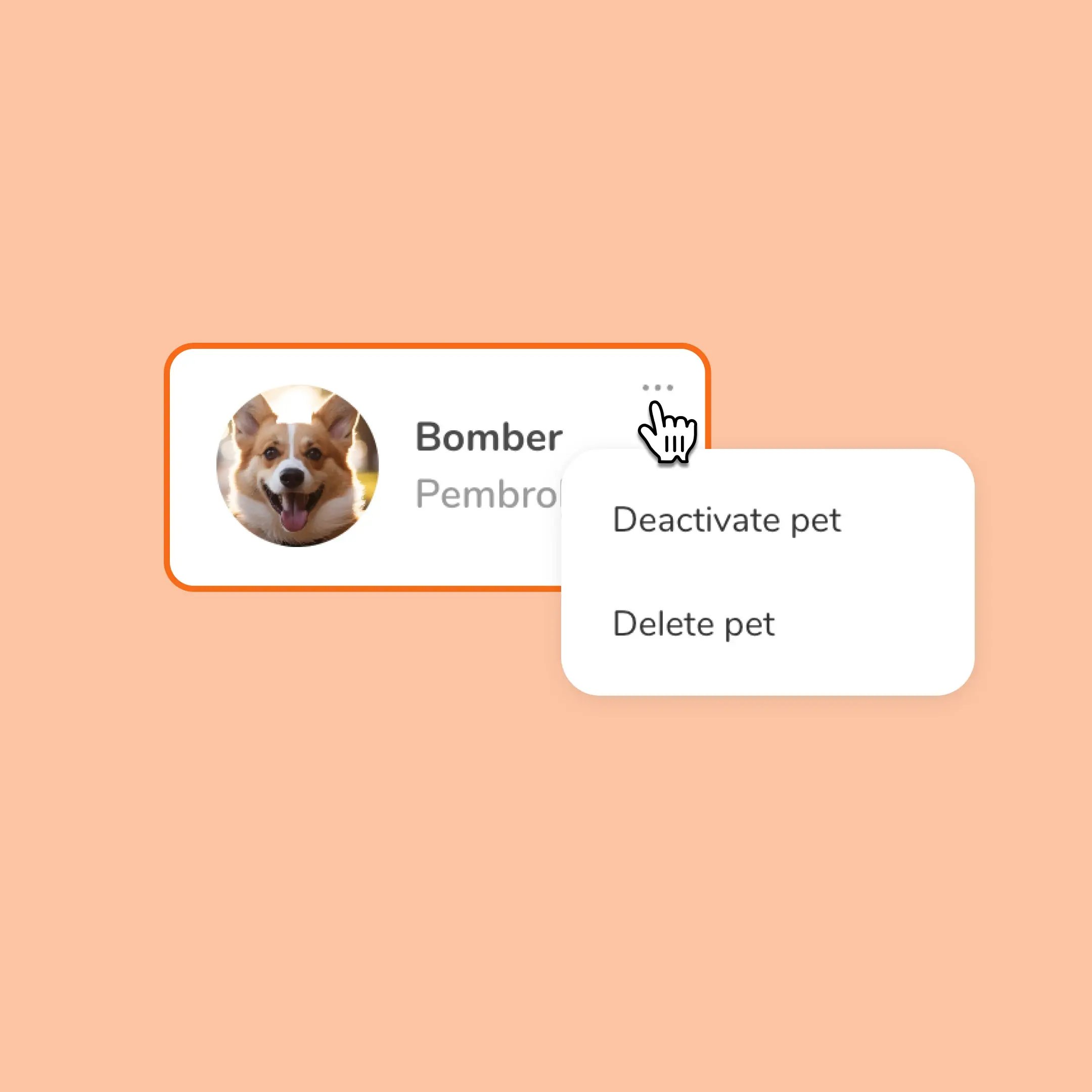 deactive pet