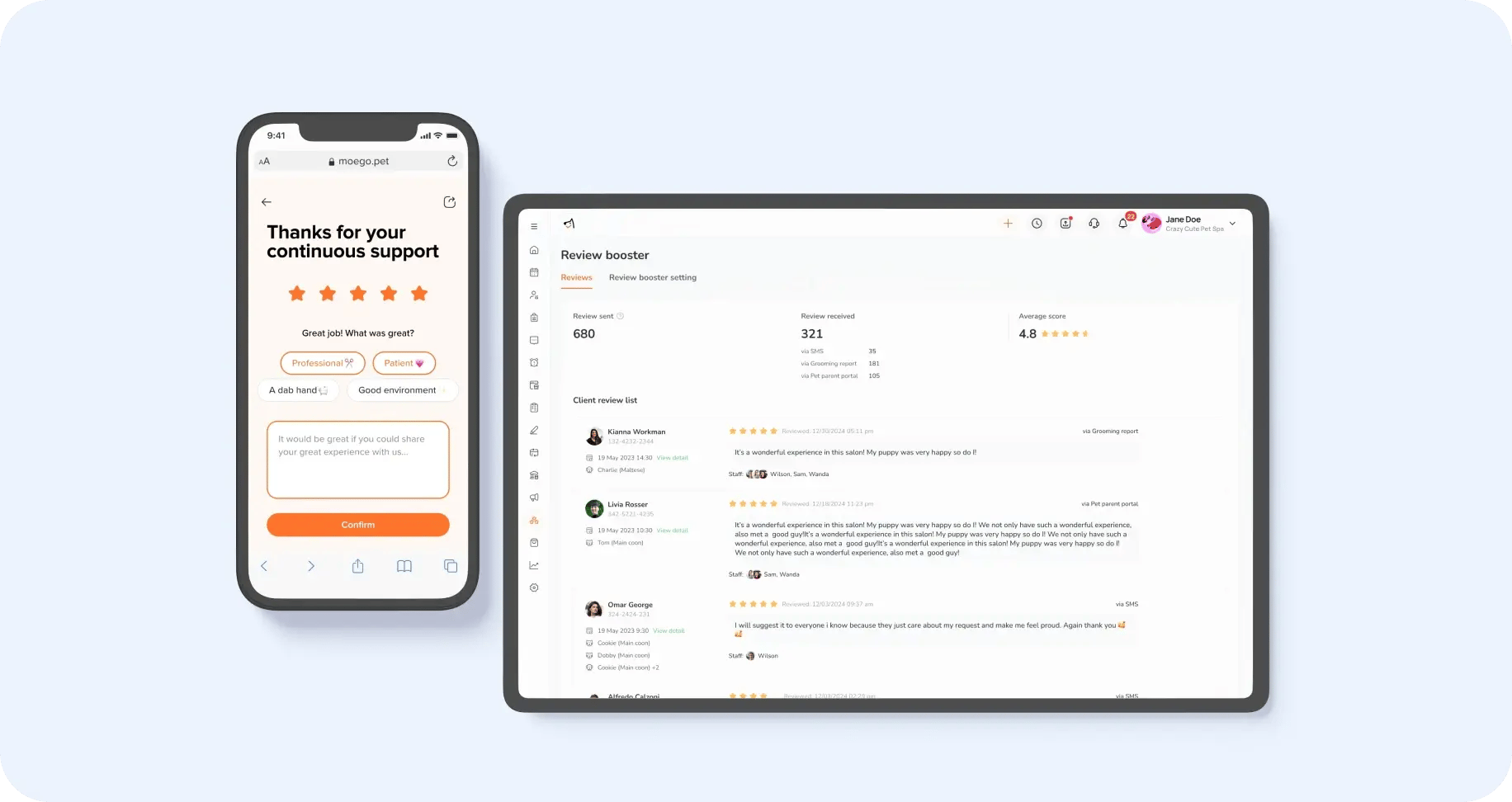 moego review booster