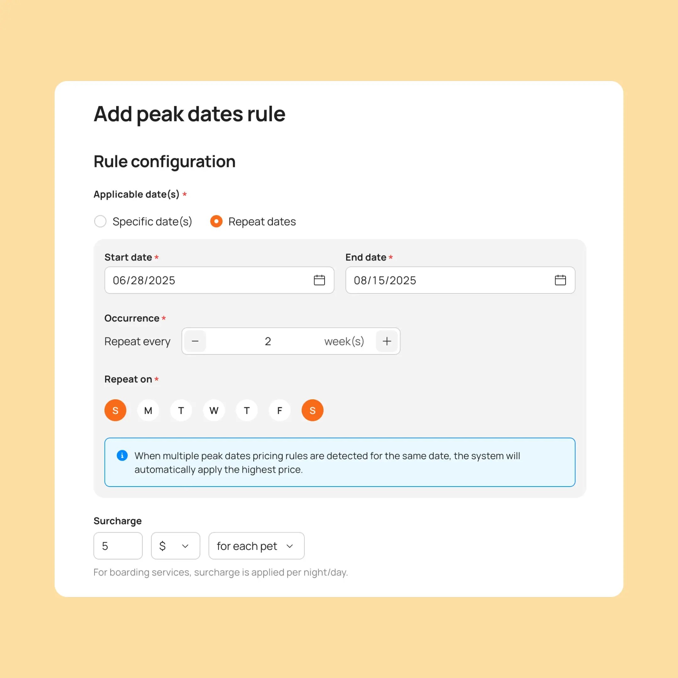 smarter_peak_date_pricing_with_recurring_surcharges