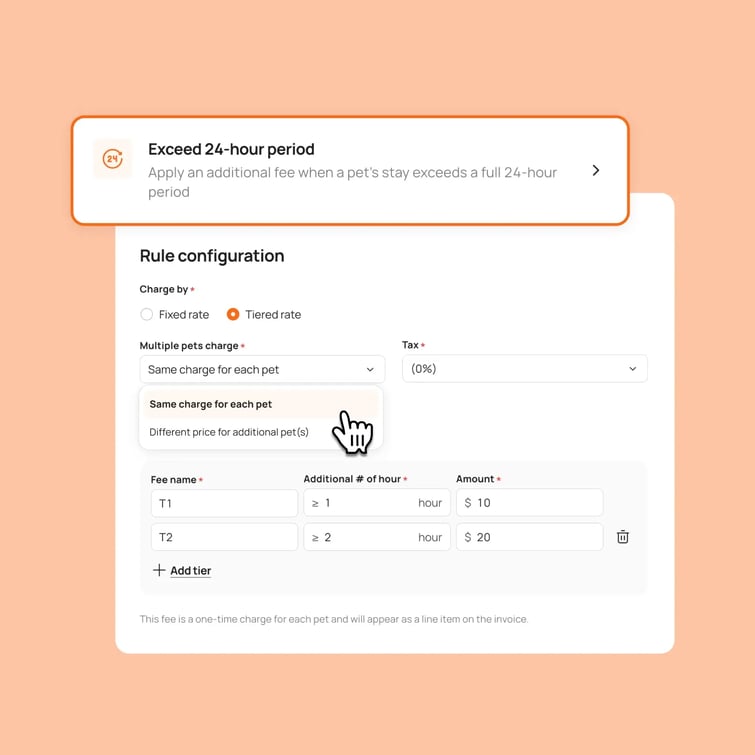 tiered surcharges for extended stays